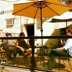 Black Honey back patio! Venture to the back of Black Honey at 221 Hunter Street in Peterborough and you will discover a glorious patio – and the new Black Honey Bakery. Photo by Jeannine Taylor.