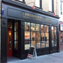 Christensen Fine Art is located in the heart of downtown Peterborough (photo: Christensen Fine Art) Christensen Fine Art is located in the heart of downtown Peterborough (photo: Christensen Fine Art)