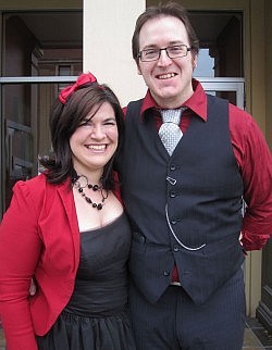 Parkhill on Hunter proprietor Emma Cox, with her life partner Andrew McGhie, outside the restaurant (photo: Julie Gagne Photography) Parkhill on Hunter proprietor Emma Cox, with her life partner Andrew McGhie, outside the restaurant (photo: Julie Gagne Photography)