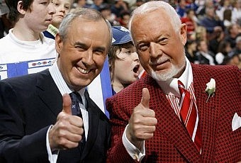 Hockey Night in Canada's Don Maclean and Don Cherry (photo: CBC) Hockey Night in Canada's Don Maclean and Don Cherry (photo: CBC)