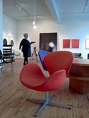 The exhibit features chairs that have been a fixture at Trent since the university opened The exhibit features chairs that have been a fixture at Trent since the university opened