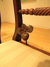 Beautifully detailed lillies stand tall amongst chair rails, table surfaces or upholstered seats Beautifully detailed lillies stand tall amongst chair rails, table surfaces or upholstered seats