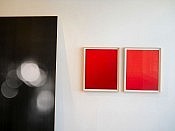 Warm reds and flat blacks imbue the show with a faded post-industrial-age glow Warm reds and flat blacks imbue the show with a faded post-industrial-age glow