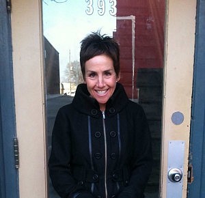 Carol Lawless in front of her old digs at 393 Water Street (photo: Heather Coughlin) Carol Lawless in front of her old digs at 393 Water Street (photo: Heather Coughlin)