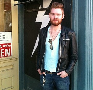 Elliott Burton at Sympathy for the Rebel, 387 Water Street (photo: Carol Lawless) Elliott Burton at Sympathy for the Rebel, 387 Water Street (photo: Carol Lawless)