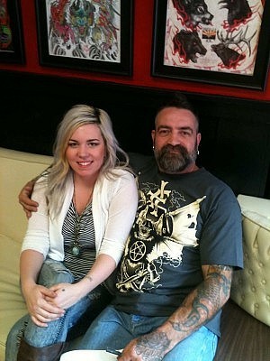 Mike, pictured here with Chelsea Munro, has been at his Water Street location for more than six years Mike, pictured here with Chelsea Munro, has been at his Water Street location for more than six years