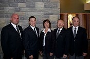 The Centre's dedicated staff. L-R: Joe Farace, James Belk, Cecilia Simmons, Danny Bronson, Jeff Wakeford (photo: Michael Hurcomb) The Centre's dedicated staff. L-R: Joe Farace, James Belk, Cecilia Simmons, Danny Bronson, Jeff Wakeford (photo: Michael Hurcomb)