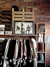 The store reflects owner Ryan Kennedy's passion for both vintage fashion and music (photo: Sympathy for the Rebel) The store reflects owner Ryan Kennedy's passion for both vintage fashion and music (photo: Sympathy for the Rebel)