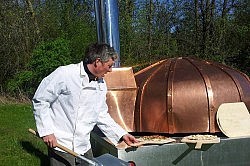 Fire up Night Kitchen's pizza oven at your next event (photo: Night Kitchen) Fire up Night Kitchen's pizza oven at your next event (photo: Night Kitchen)
