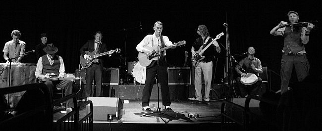 The Black Diamond Express performing at The Assembly Rooms in Edinburgh, Scotland (publicity photo)