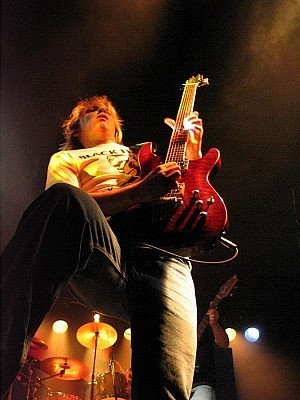 Jesse performing with Scrap Metal in Toronto in 2005