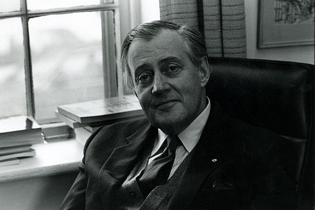 Dr. Thomas Henry Bull Symons, Trent University's first president, pictured later in his career