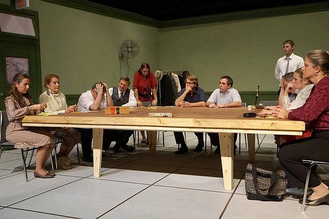 The large cast includes Gayle Fraser, Natalee Barker, Wil Elliott, Rod Workman, Jess Mauro, Tedd Bayne, Samus McCann, Andrew Little, Hugh Mallott, Paul Cleveland, Jane Werger, and Wendy Smith (not pictured: Nicole Nenishek and Glen Walker)