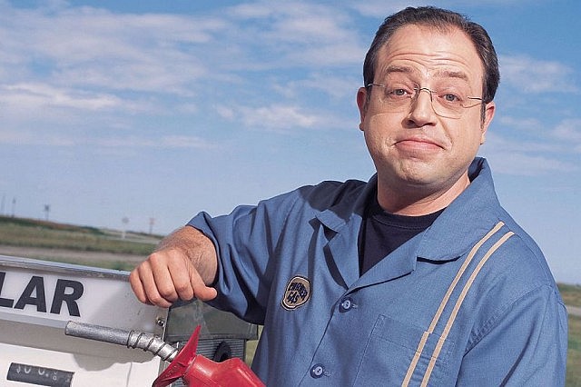 Brent Butt starred as Brent Leroy on CTV's Corner Gas from 2004 to 2009. The show, which aired in 26 countries, remains hugely popular in syndication. (Publicity photo.)