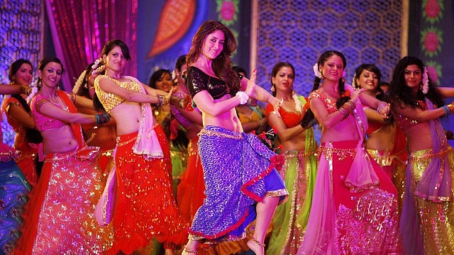 Bollywood films, like this one starring famous Indian actress Kareena Kapoor, have made Bollywood dancing mainstream