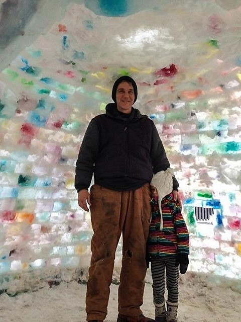 Big enough that 6'4" Jeff can stand up inside it