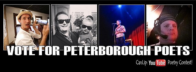 Peterborough spoken word artists Wes Ryan, Jon Hedderwick, Sasha Patterson, and Joshua Butcher are competing in the CanLip YouTube competition