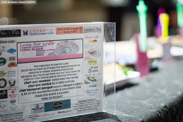 Local businesses donated food, chefs, and time for the Gourmet Food Court