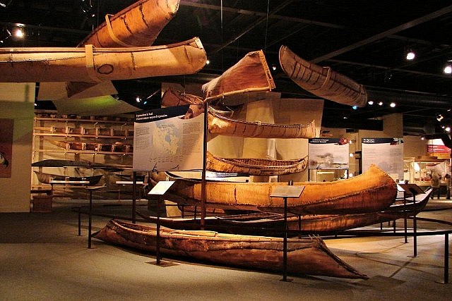 One reason for the museum's relocation is that the existing building has insufficient space to display the museum's collection of canoes, kayaks, and paddling watercraft (photo: Wikipedia)