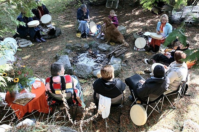 Each woman's learning at the retreat will be celebrated with a drum awakening ceremony (photo: Pam Koekebakker)