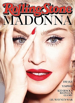 In her interview in the March 2015 issue of the "Rolling Stone", Madonna says "It's still the one area where you can totally discriminate against somebody and talk shit. Because of their age. Only females, though. Not males. So in that respect we still live in a very sexist society."