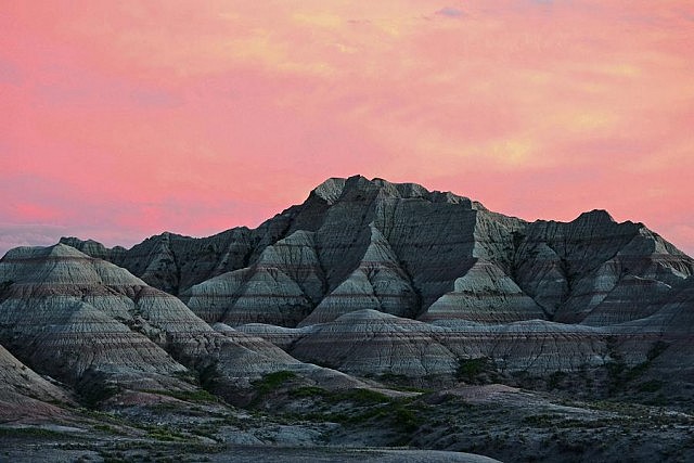 Georgie Horton-Baptiste's work is being presented as part of the SPARK Photo Festival during the month of April, including this photo looking towards Bigfoot Pass at Badlands National Park in South Dakota (photo: Georgie Horton-Baptiste)