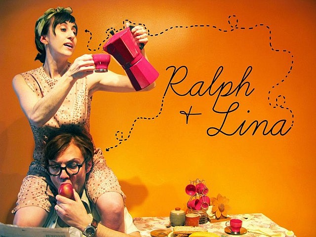 Real-life husband and wife Christina Serra and Dan Watson perform in "Ralph+Lina" on November 11 and 12 (photo: Lacey Creighton)
