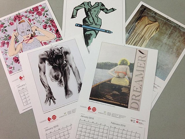 The "You Are More" calendar features the work of Anne Cavanagh, Lucky Jackson, Lorraine Thayer, Julie Douglas, and Barb Hawthorn.
