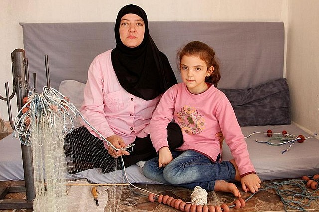 Since the Syrian civil war began in 2011, more than four million refugees have fled Syria for other countries, such as this family living in Lebanon (photo: Wikipedia)