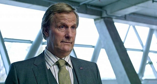 Jeff Daniels stars as NASA administrator Teddy Sanders, back on Earth dealing with the crisis