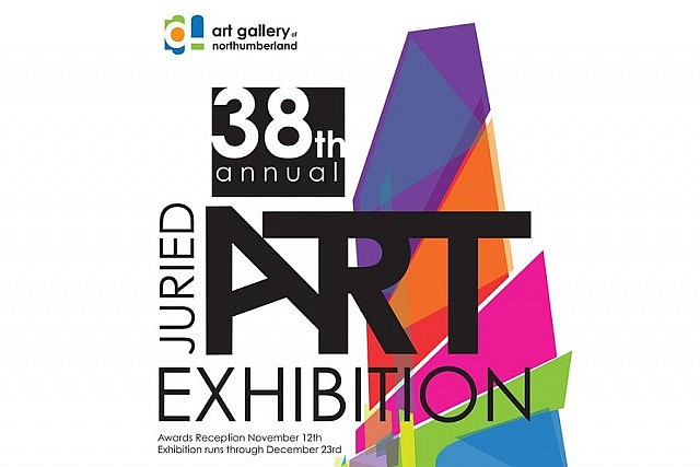 The 38th Annual Juried Exhibition at Cobourg's Art Gallery of Northumberland runs from November 12 to December 23