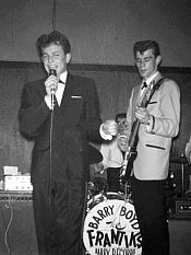 Bobby performing with Barry Boyd and The Frantics in 1960