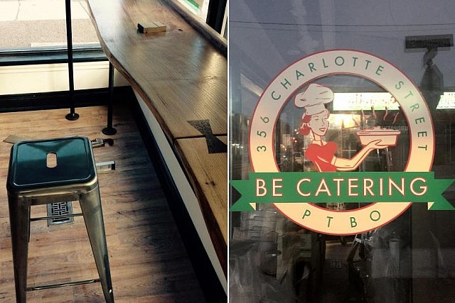 Your seat is waiting at BE Catering's Luncheonette on Charlotte Street, projected to open this month (photos: BE Catering)