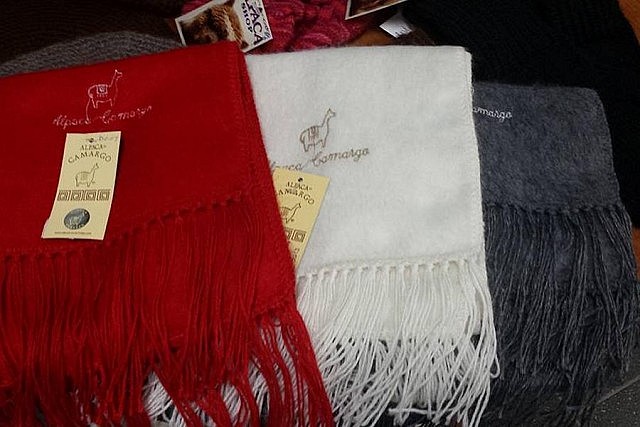 Alpaca fibre is as soft as cashmere but much stronger, making it ideal for sweaters and shawls