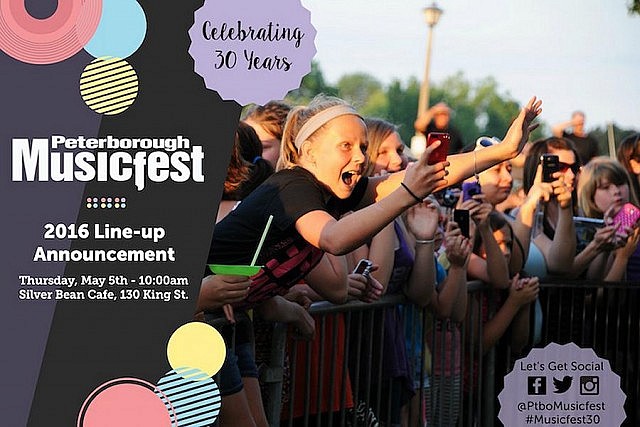 Peterborough Musicfest, the annual free summer concert series in downtown Peterborough, is celebrating its 30th anniversary this year (photo: Peterborough Musicfest)
