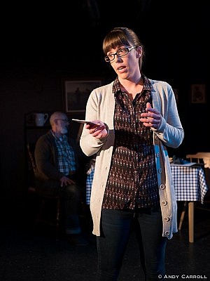 Lindsay Unterlander shines in the lead role of scientist Chris Cameron (photo: Andy Carroll)
